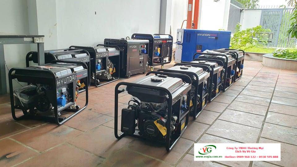 Máy phát điện 5KVA Hyundai 1 pha GHY6KLE chạy dầu diesel