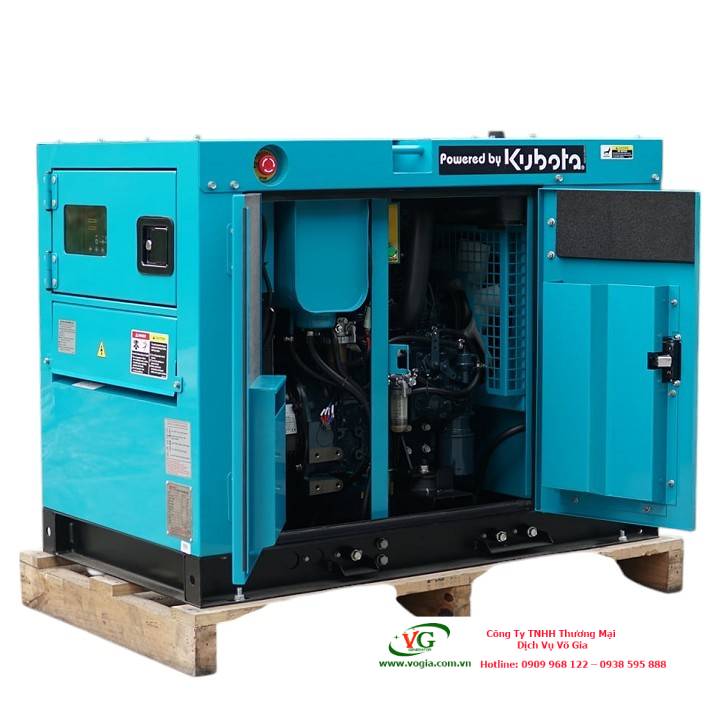 Máy phát điện 5kva Kubota chạy dầu diesel