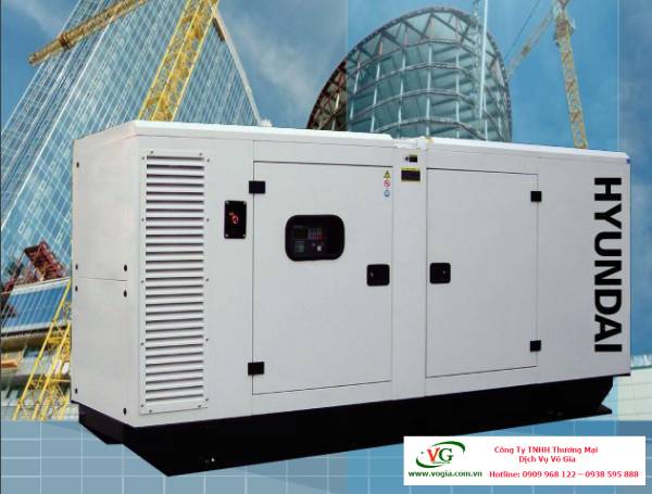 Máy phát điện 600kva – 650kva Hyundai chạy dầu diesel DHY650KSE chính hãng