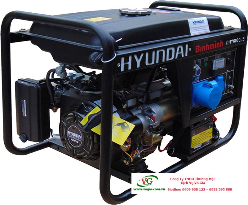 Máy phát điện 6kW -6.6kW xăng Hyundai