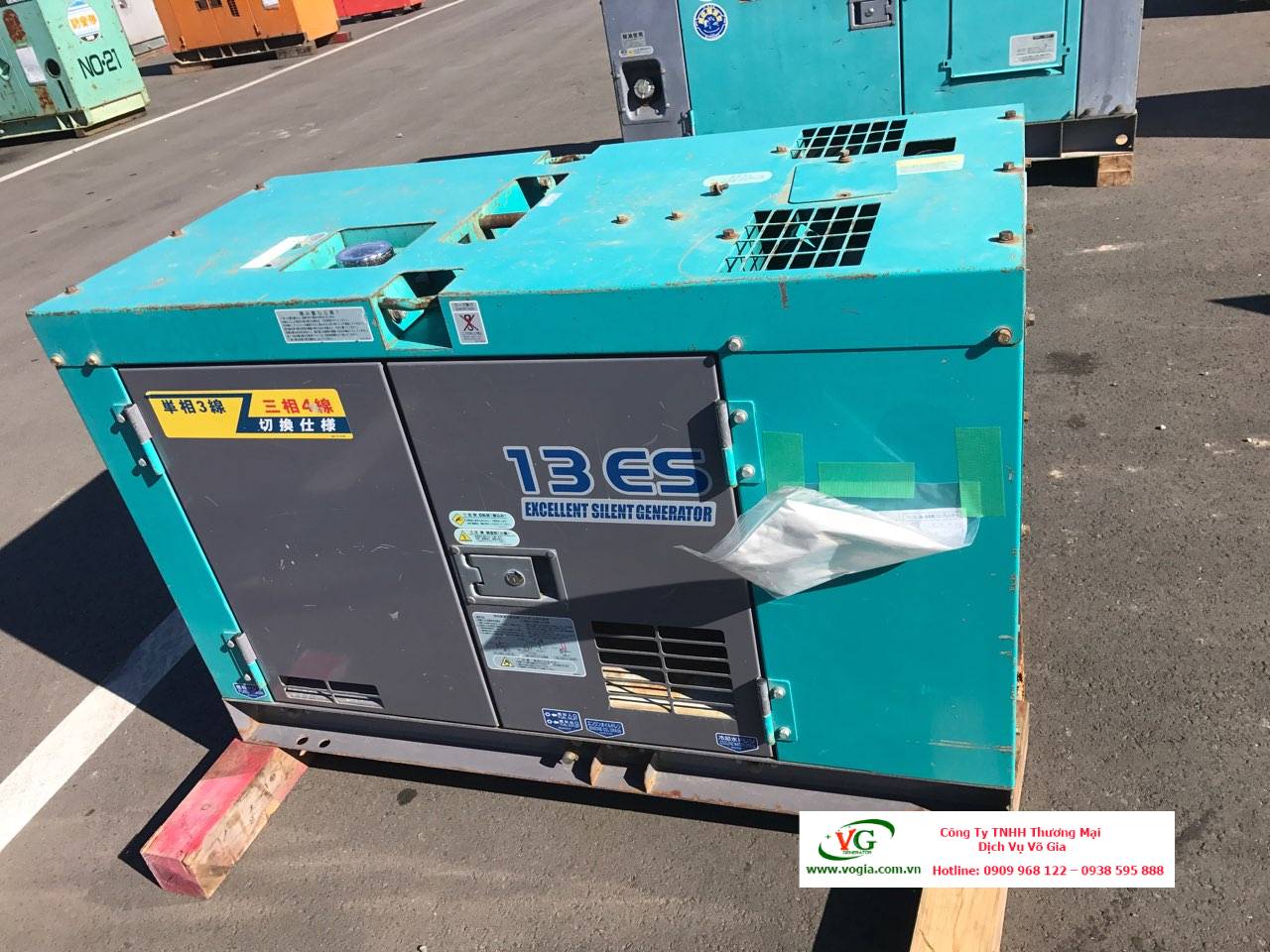 Máy phát điện Denyo 13KVA 1 pha