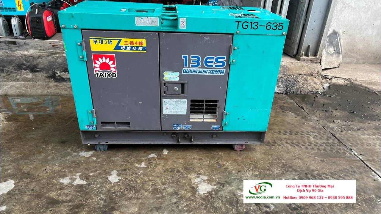 Máy phát điện Denyo 13KVA 1 pha