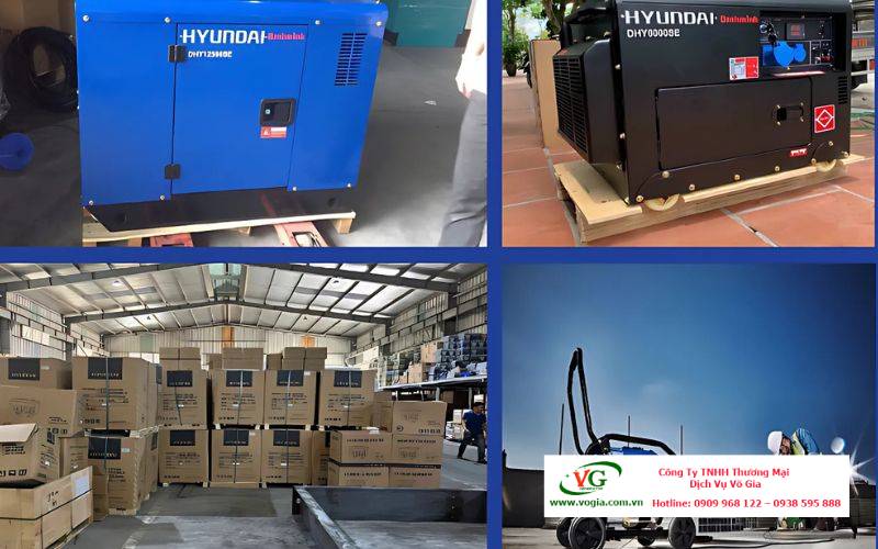 Máy phát điện chạy xăng 12.5kVA – 13.75kVA Hyundai HY11500LE