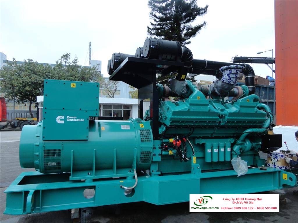 Máy phát điện Cummins 136kVA – 150kVA có vỏ chống ồn đồng bộ