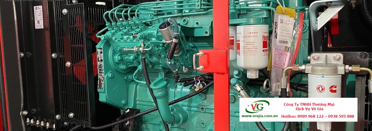 Máy phát điện Cummins 155kVA – 170kVA có vỏ chống ồn đồng bộ