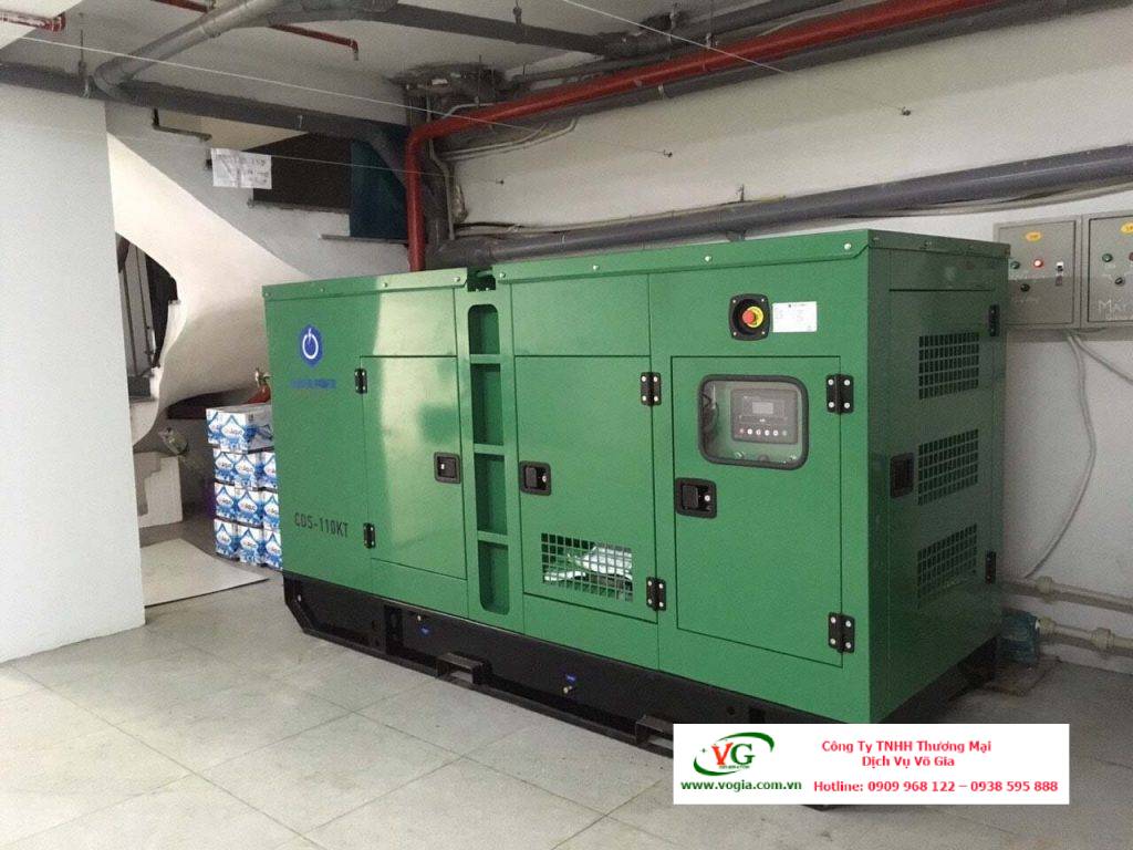 Máy phát điện Cummins 155kVA – 170kVA có vỏ chống ồn đồng bộ