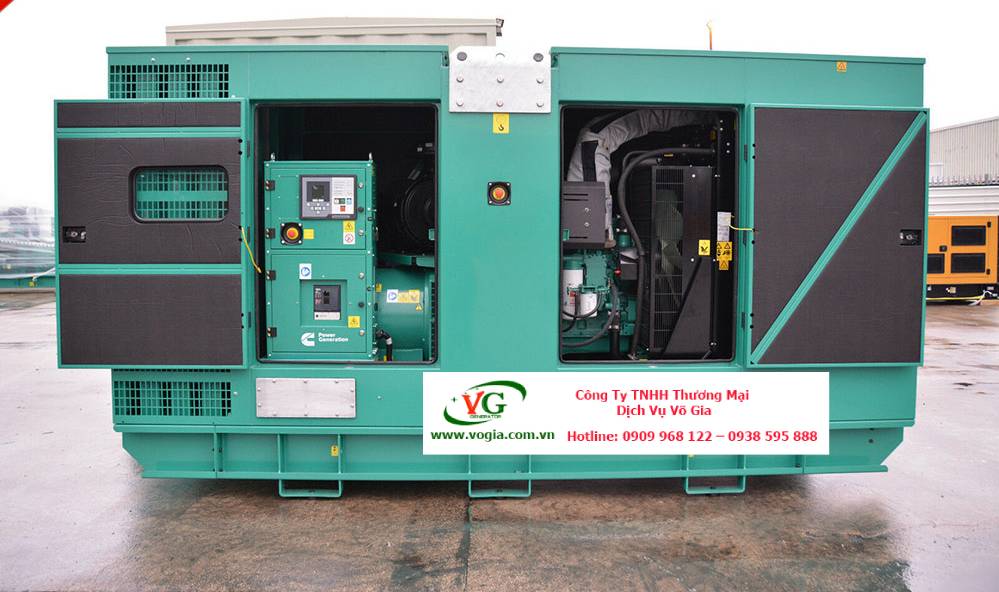 Máy phát điện Cummins 155kVA – 170kVA có vỏ chống ồn đồng bộ
