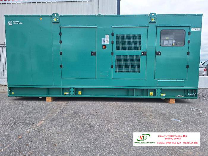 Máy phát điện Cummins 160kVA – 175kVA có vỏ chống ồn đồng bộ