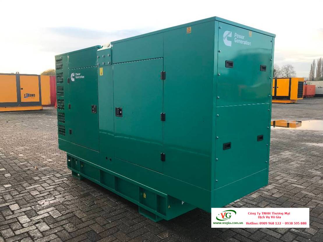 Máy phát điện Cummins 160kVA – 175kVA có vỏ chống ồn đồng bộ