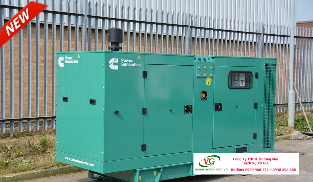 Máy phát điện Cummins 160kVA – 175kVA có vỏ chống ồn đồng bộ