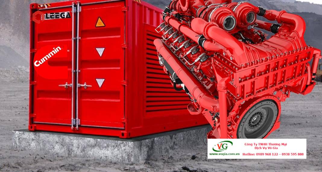 Máy phát điện Cummins 180kVA – 200kVA có vỏ chống ồn đồng bộ