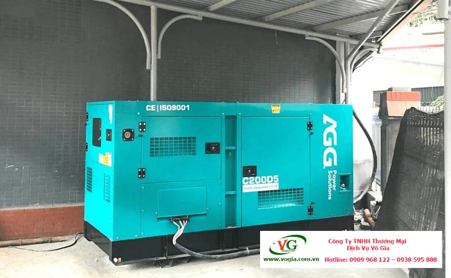 Máy phát điện Cummins 180kVA – 200kVA có vỏ chống ồn đồng bộ