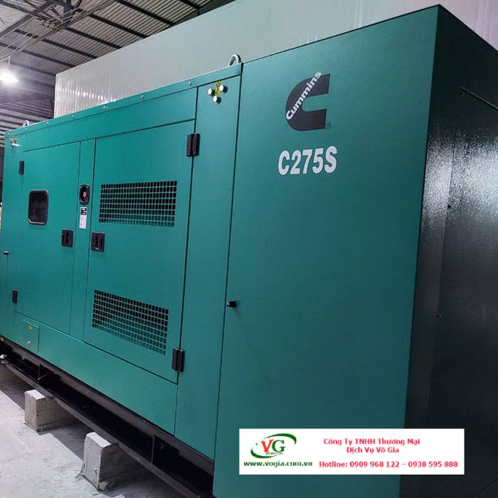 Máy phát điện Cummins 180kVA – 200kVA có vỏ chống ồn đồng bộ