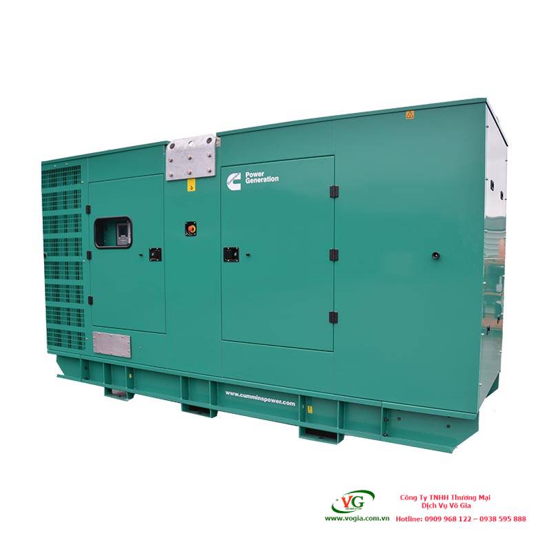 Máy phát điện Cummins 200kVA 3 pha chạy dầu – Hàng nhập khẩu có vỏ chống ồn