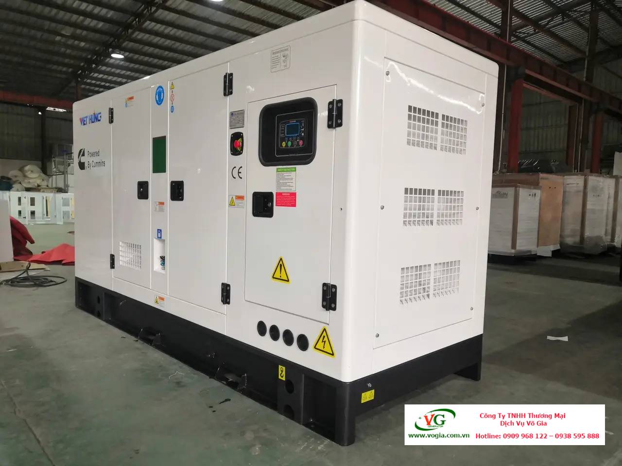 Máy phát điện Cummins 250kVA – 275kVA C275D5B có vỏ chống ồn đồng bộ
