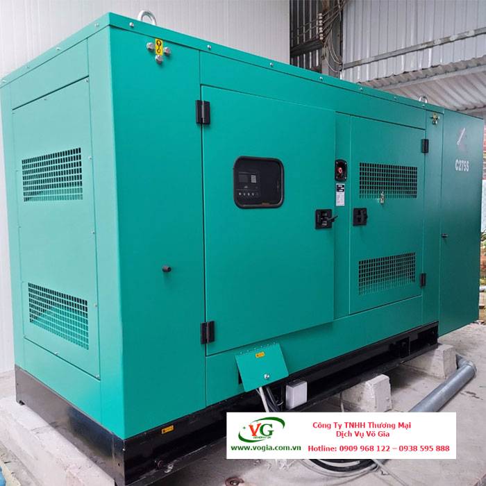 Máy phát điện Cummins 275kVA – 300kVA có vỏ chống ồn đồng bộ