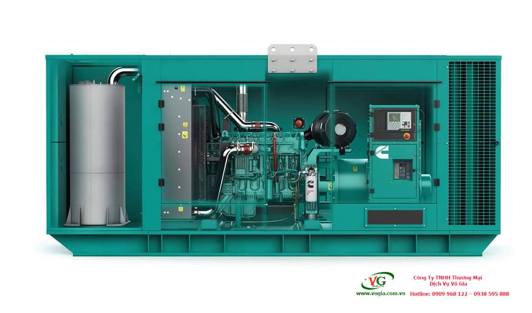 Máy phát điện Cummins 300kVA – 330kVA có vỏ chống ồn đồng bộ