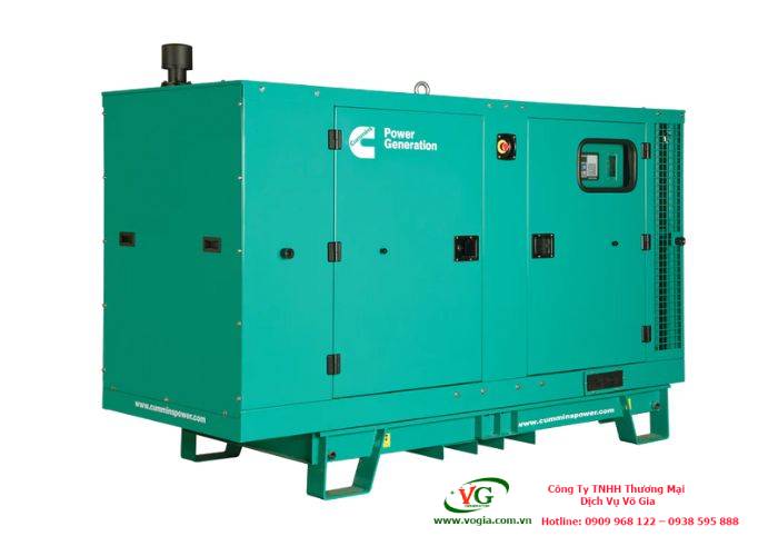 Máy phát điện Cummins 40kVA 3 pha chạy dầu – Hàng nhập nguyên chiếc có vỏ chống ồn
