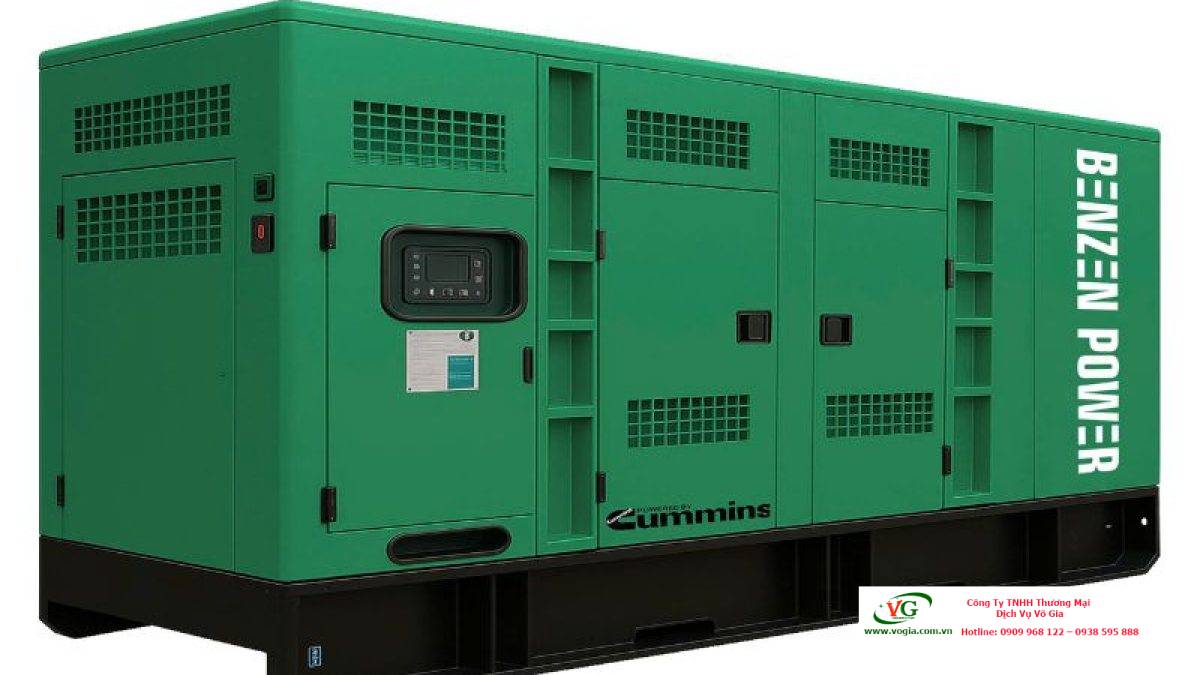 Máy phát điện Cummins 40kVA 3 pha chạy dầu – Hàng nhập nguyên chiếc có vỏ chống ồn