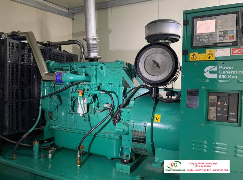 Máy phát điện Cummins 455kVA – 500kVA có vỏ chống ồn đồng bộ
