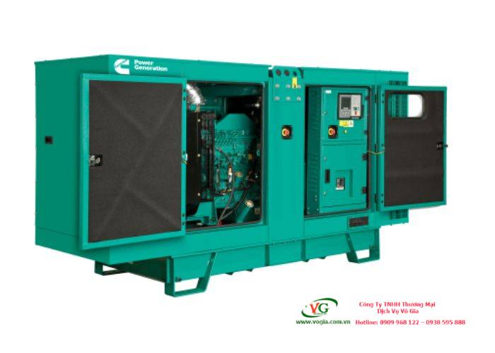 Máy phát điện Cummins 60kVA 3 pha chạy dầu – Có vỏ chống ồn đồng bộ