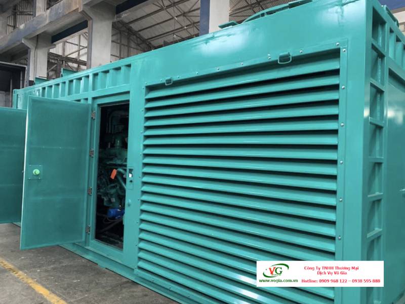 Máy phát điện Cummins 60kVA 3 pha chạy dầu – Có vỏ chống ồn đồng bộ