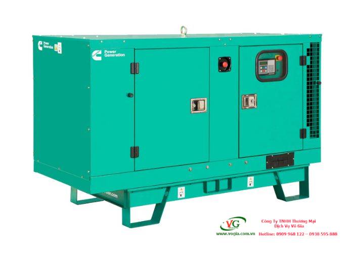Máy phát điện Cummins 60kVA 3 pha chạy dầu – Có vỏ chống ồn đồng bộ