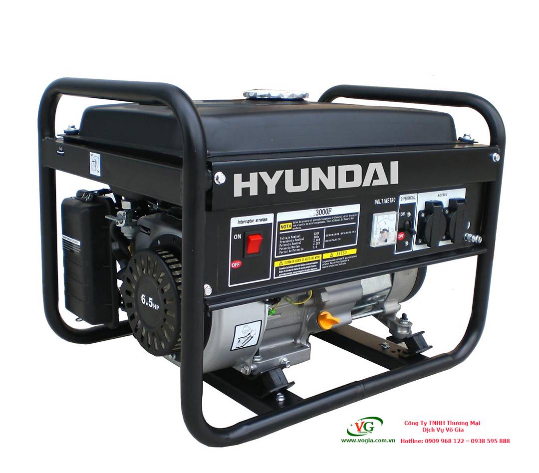 Máy phát điện gia đình 2.0kW – 2.2kW xăng Hyundai
