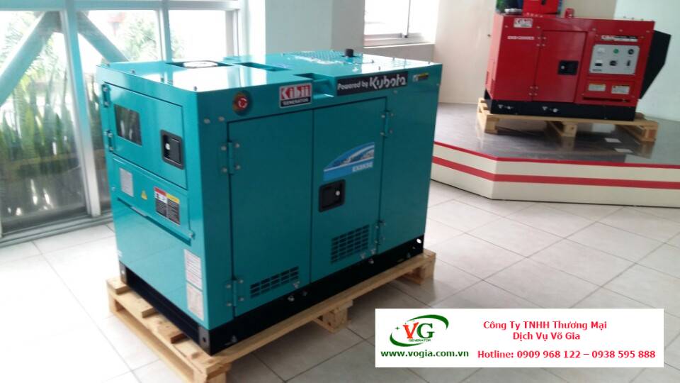 Máy phát điện Kubota 15KVA chạy dầu diesel