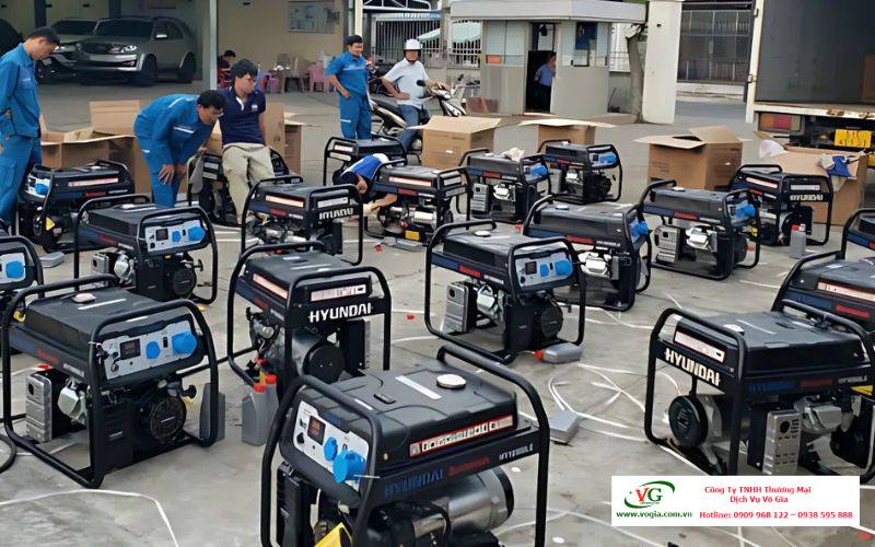 Máy phát điện xăng 5.0 kw – 5.5 kw Hyundai HY7500LE