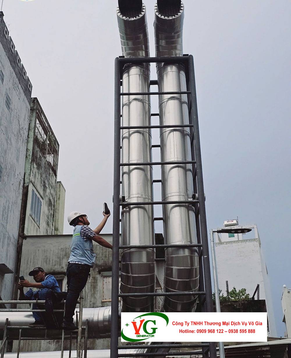 Ống khói máy phát điện