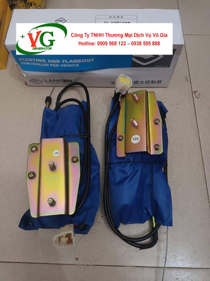 Tắt Máy (Solenoid) Bọc Vải Điện 12V/24V