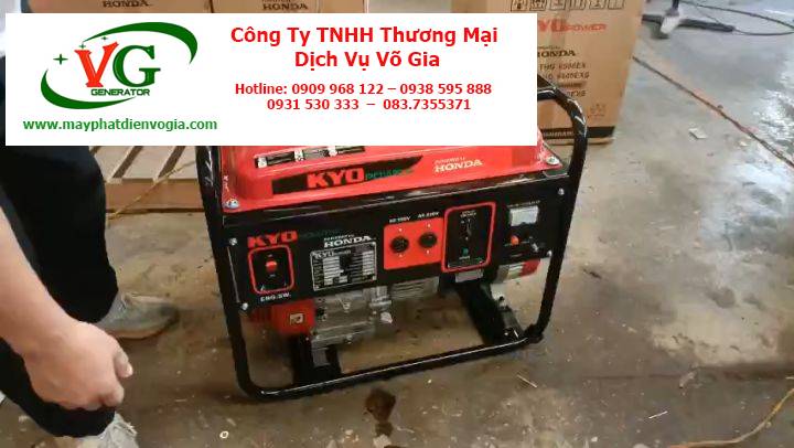 Test tải MÁY PHÁT ĐIỆN HONDA KPH3600_2.8KW