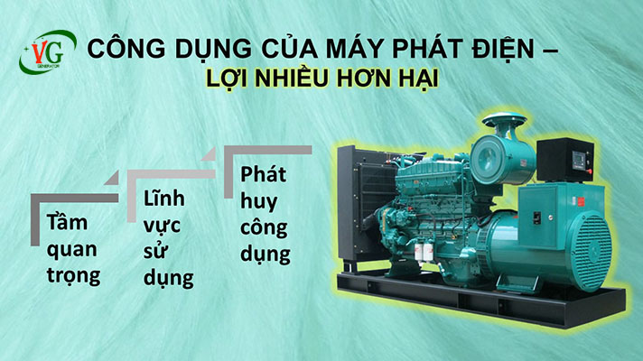 Cộng dụng máy phát điện với doanh nghiệp