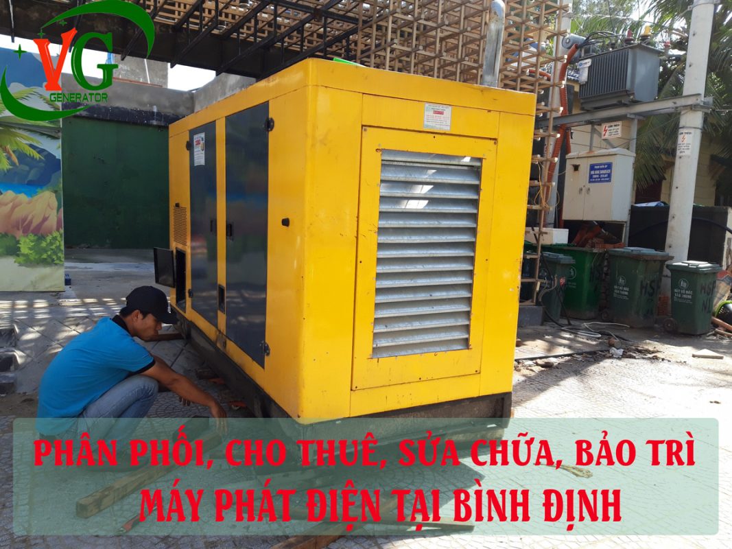 Phân phối, cho thuê máy phát điện tại Bình Định chính hãng