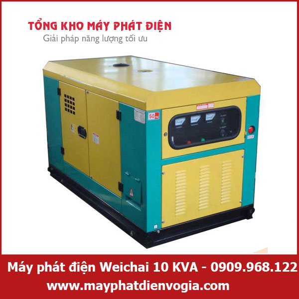 Máy phát điện Weichai 10 KVA, may-phat-dien-Weichai-10-KVA