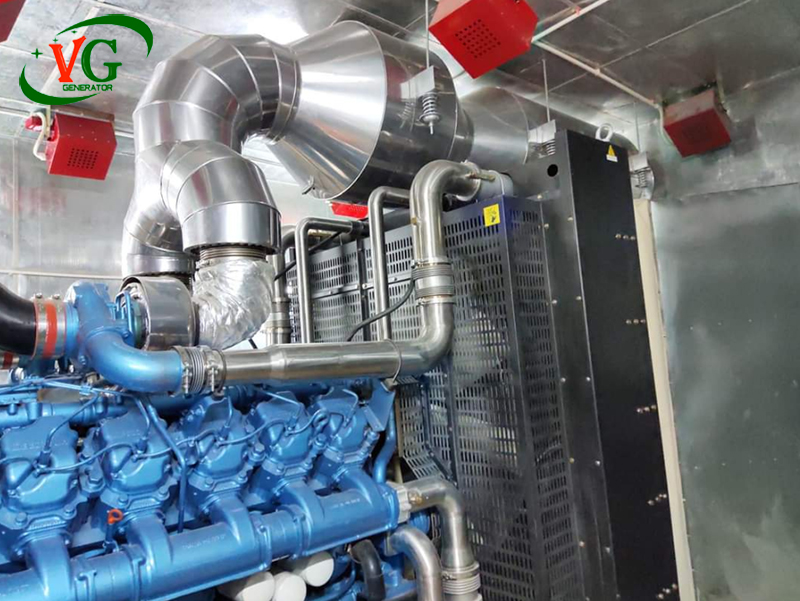 Thi công thoát nhiệt máy phát điện 2 Thi công thoát nhiệt máy phát điện